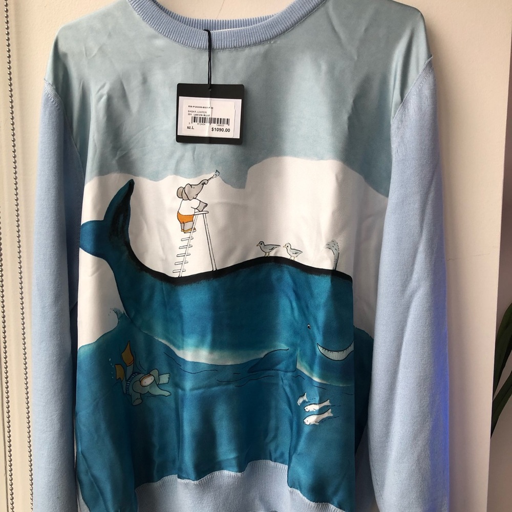 Babar silk/cashmere pullover - Picture 2 of 6
